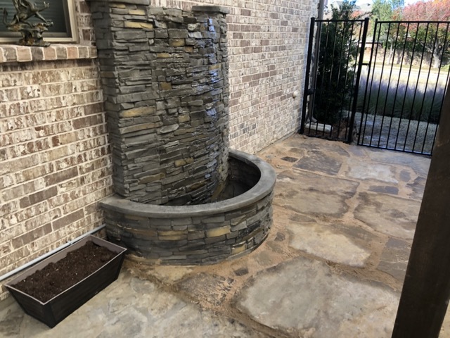 Courtyard water feature